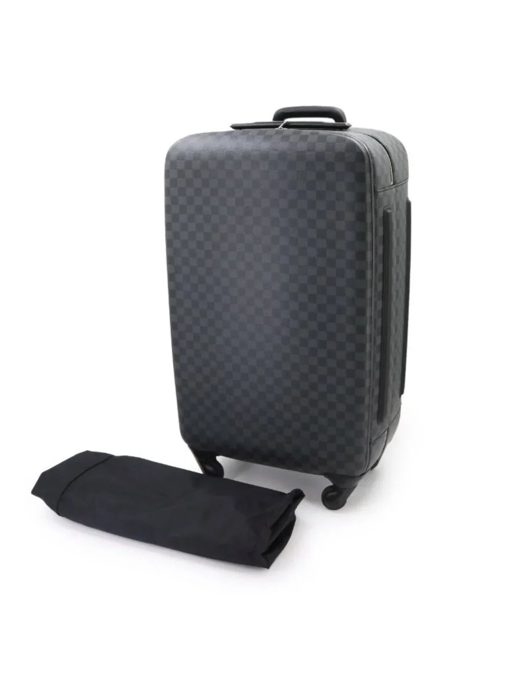 Louis Vuitton Damier Graphite Zephyr 70 Carrie Bag Black Silver